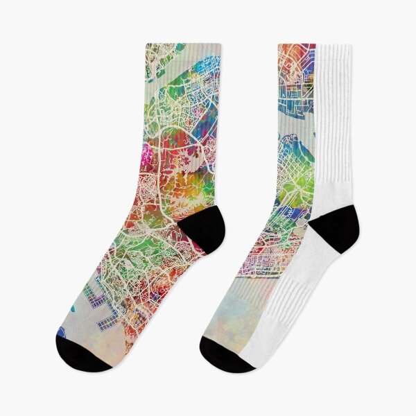 Item preview, Singapore City Map designed and sold by ArtPrints.
