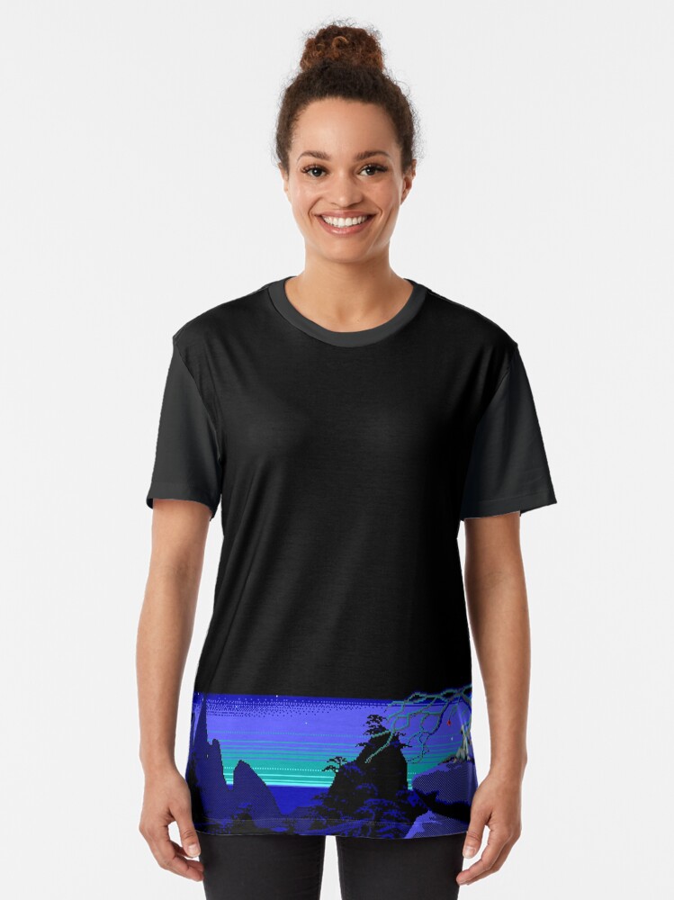 Thumbnail 2 of 5, Graphic T-Shirt, LOOM designed and sold by pixelskaya.