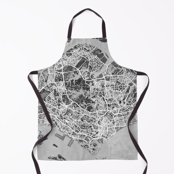 Artikelvorschau, Singapore City Map entworfen und verkauft von ArtPrints.