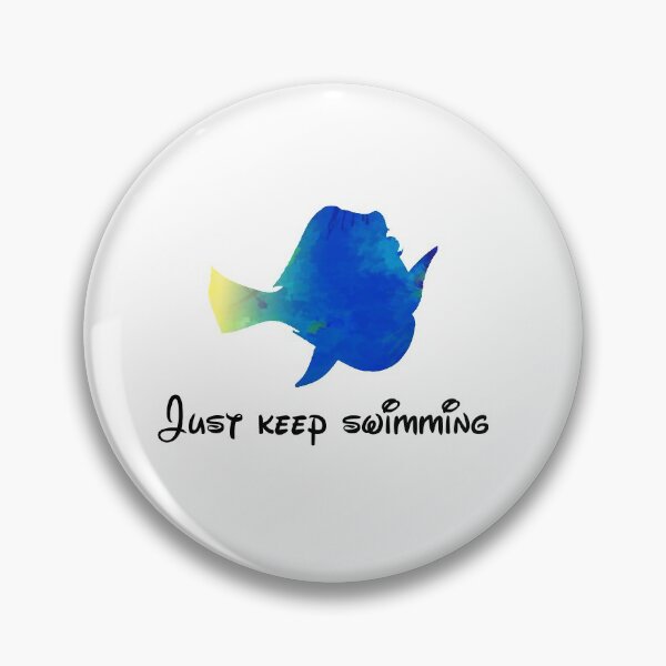 Item preview, Just keep swimming Inspired Silhouette designed and sold by ShadowsInspired.