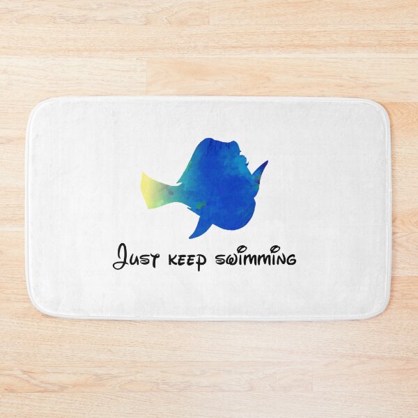 Item preview, Just keep swimming Inspired Silhouette designed and sold by ShadowsInspired.