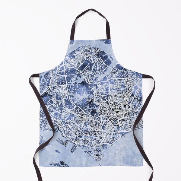 Item preview, Singapore City Map designed and sold by ArtPrints.