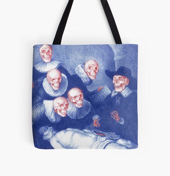 The Anatomy Lesson of Dr. Nicolaes Tulp All Over Print Tote Bag