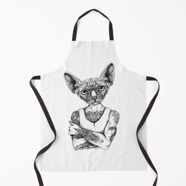 Item preview, Sphynx Tattoed Cat designed and sold by fakeface.