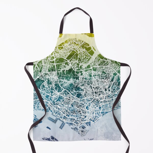 Artikelvorschau, Singapore City Map entworfen und verkauft von ArtPrints.