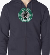 Lady Gahwa Zipped Hoodie