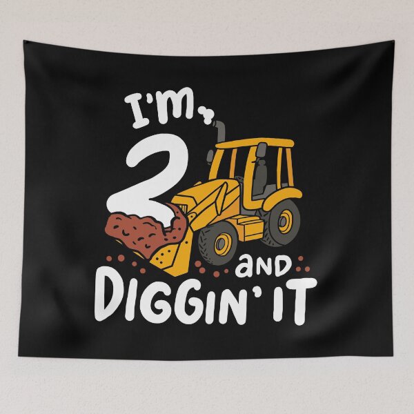 Item preview, 2nd Birthday Excavator designed and sold by 4tomic.