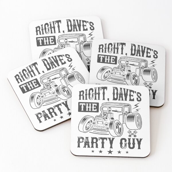 Item preview, Right, Dave's The Party Guy  designed and sold by GoodVibeDesign.