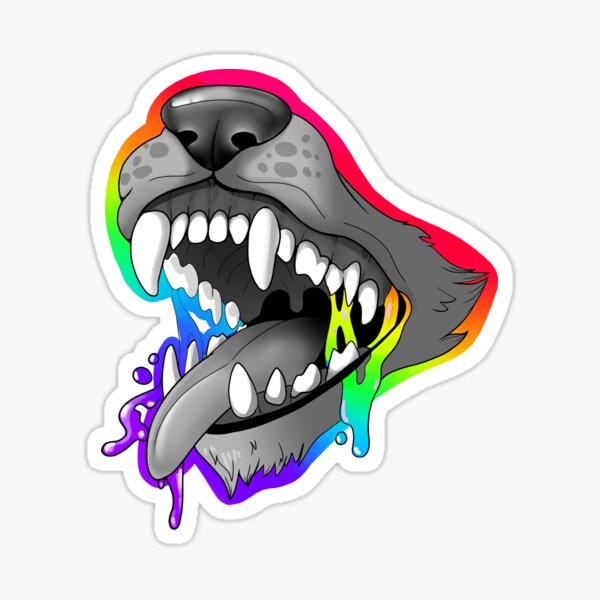 Item preview, Rainbow Maw designed and sold by ashwolves5.