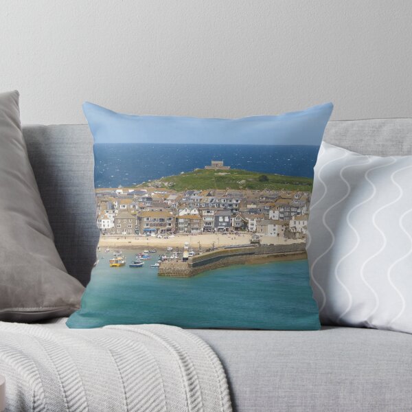 St Ives, Cornwall Throw Pillow