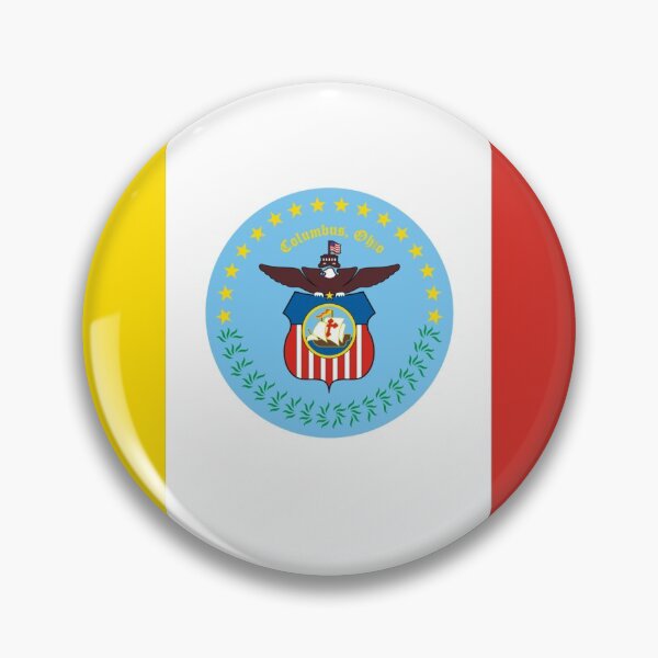 Artikelvorschau, Flagge der Stadt Columbus Ohio entworfen und verkauft von FiveRedBats.