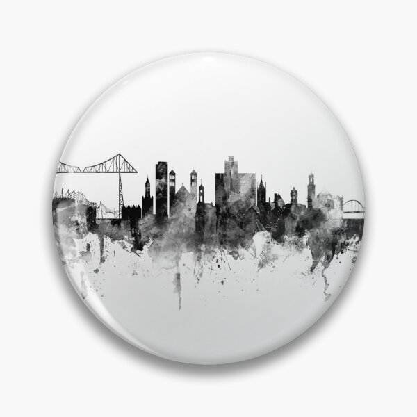 Item preview, Middlesbrough England Skyline designed and sold by ArtPrints.