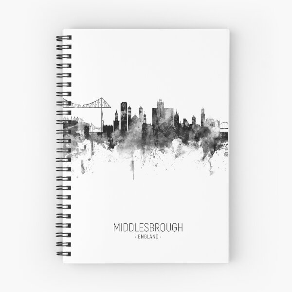 Item preview, Middlesbrough England Skyline designed and sold by ArtPrints.