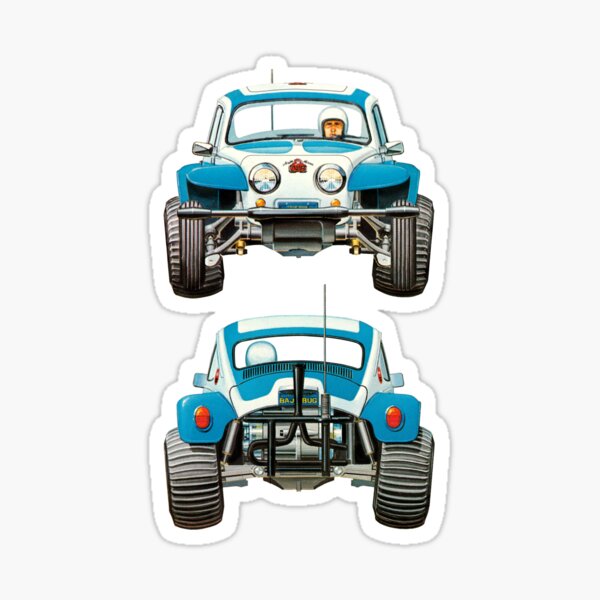 Sand Buggy Bug Sticker