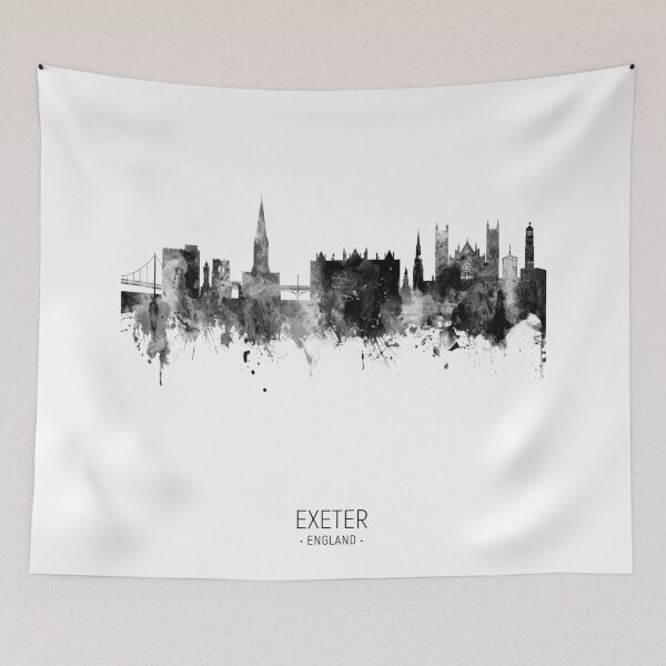Item preview, Exeter England Skyline designed and sold by ArtPrints.