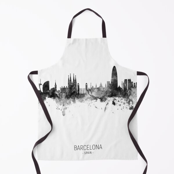 Item preview, Barcelona Spain Skyline designed and sold by ArtPrints.