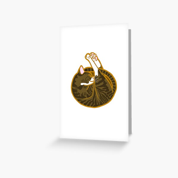 Shrimp Cat Tabby with White (Josie!) 2 Greeting Card