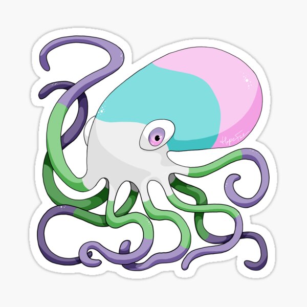 Item preview, Pride Octopus - Autistic Aspec designed and sold by HopeThistlewood.