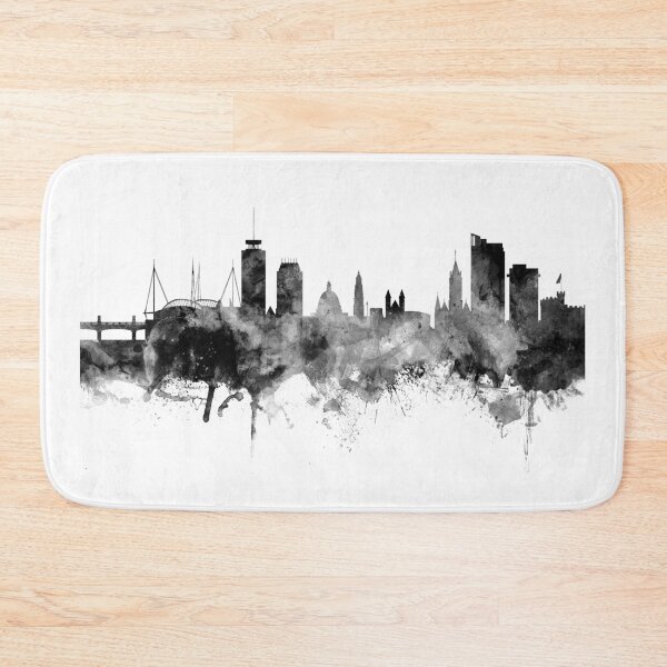 Artikelvorschau, Cardiff Wales Skyline entworfen und verkauft von ArtPrints.