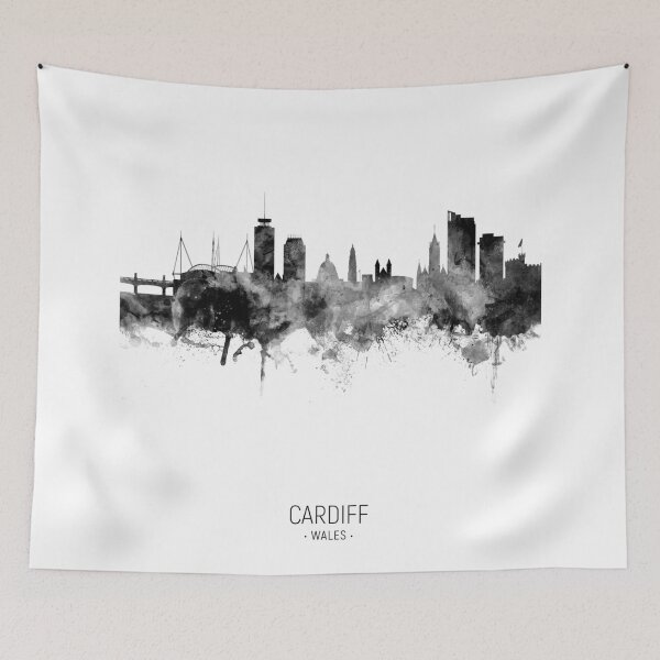 Item preview, Cardiff Wales Skyline designed and sold by ArtPrints.