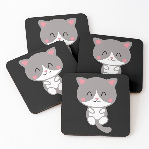Item preview, Cute Smiling Cat Kids Shirt Design designed and sold by Grinover.