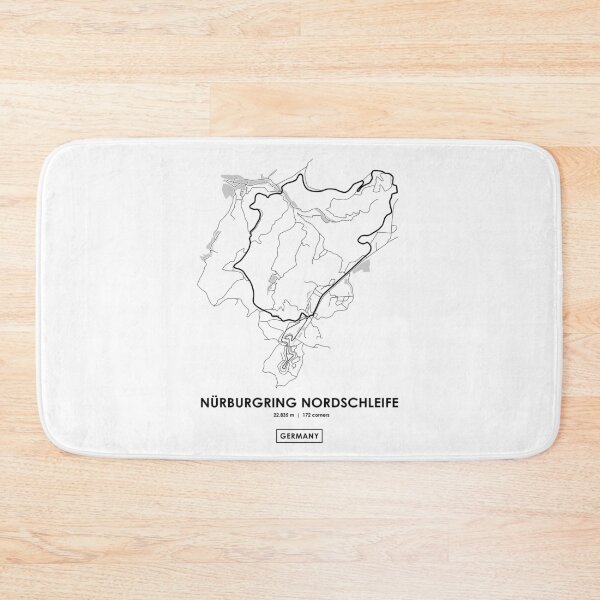 Item preview, Nürburgring Nordschleife - Germany Track Map designed and sold by andreanastasio.