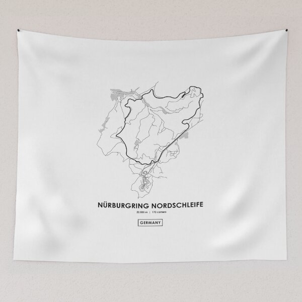 Item preview, Nürburgring Nordschleife - Germany Track Map designed and sold by andreanastasio.