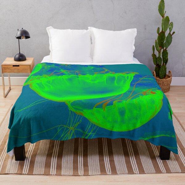 Item preview, Neon green Jellyfish designed and sold by PlusAdore.
