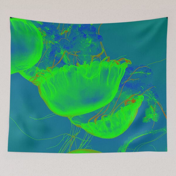 Item preview, Neon green Jellyfish designed and sold by PlusAdore.