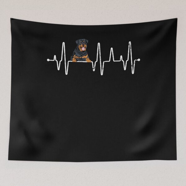 Item preview, Heartbeat Rottweiler designed and sold by bestshirtdesign.