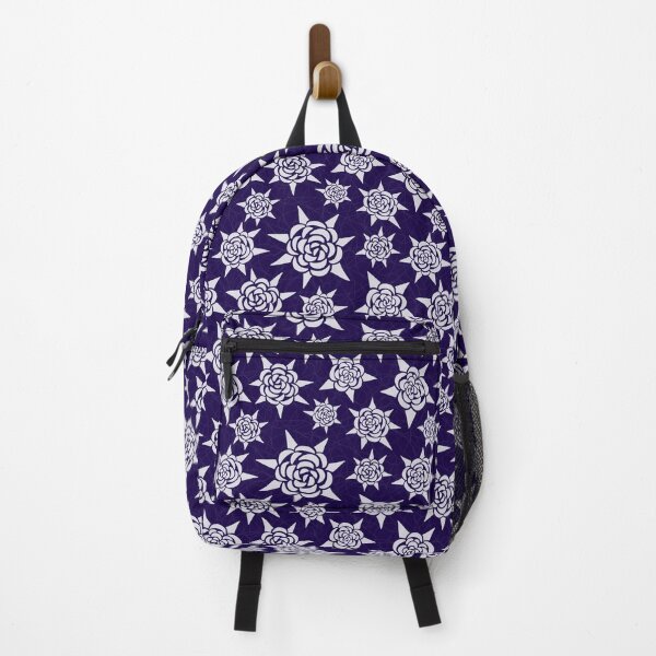 Item preview, Bold Starburst Rose on Navy Blue designed and sold by The Wellington Boot.