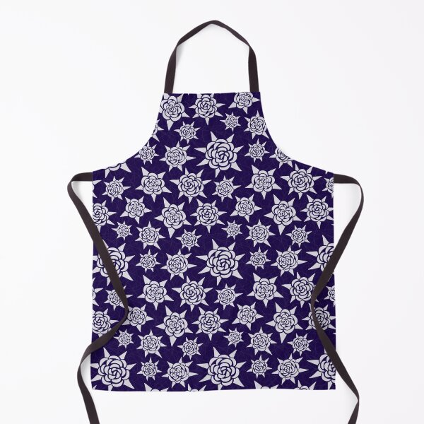 Item preview, Bold Starburst Rose on Navy Blue designed and sold by The Wellington Boot.