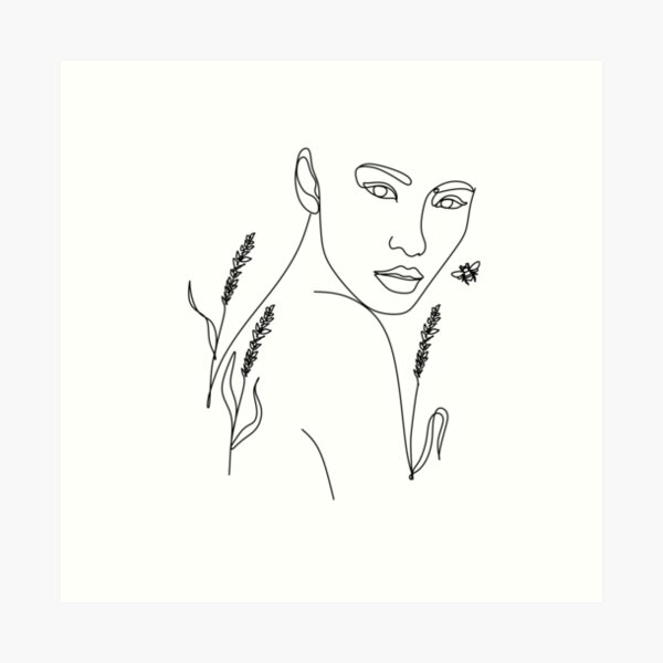 Set of tropical beauty. Women in elegant line art style. Monstera and palm  leaves background. No 1/3 Drawing by Mounir Khalfouf - Fine Art America