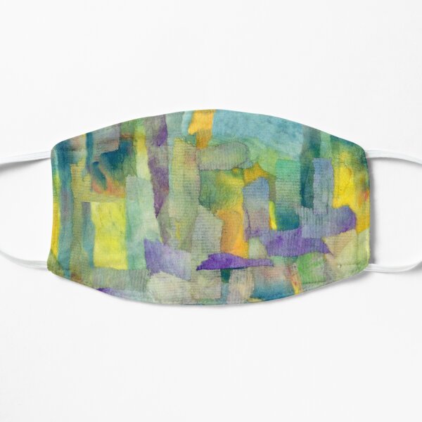 Abstract Rain Forest Flat Mask