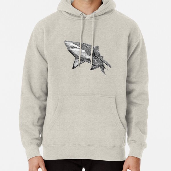 Nancy the Grey Nurse Shark Pullover Hoodie