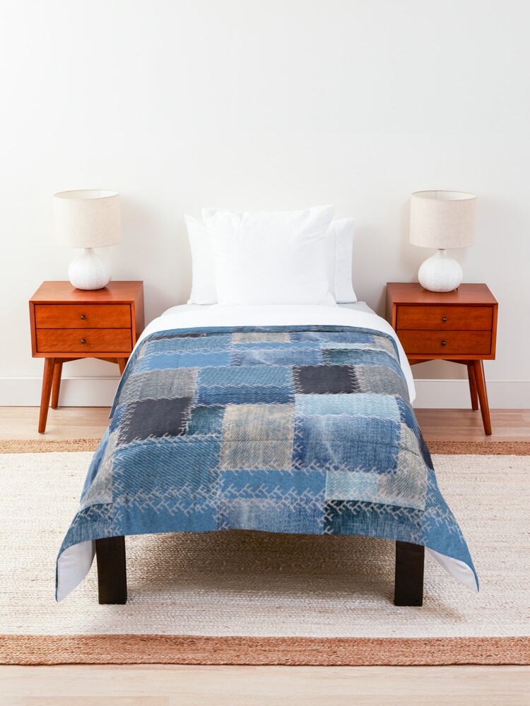 "Jean quilting" Comforter for Sale by gambercem Redbubble