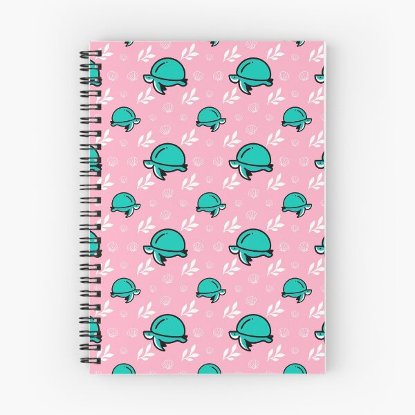 Item preview, Green Turtle Tortoise Seashell  Pink Blish Pastel background designed and sold by BabyPaws.