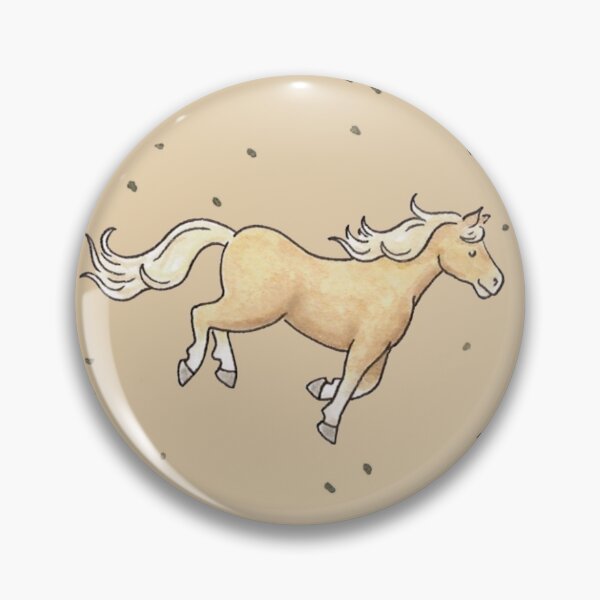 Item preview, Scattered Horses spotty on taupe pattern designed and sold by HazelFisher.