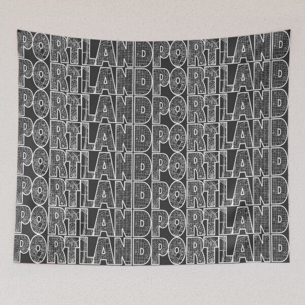 Item preview, Portland OR Street Map designed and sold by thestreetslocal.