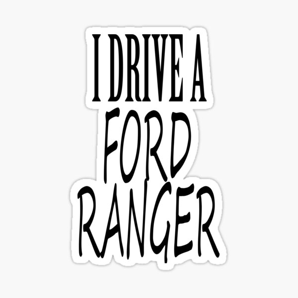 Ford Ranger Red White and Blue  Sticker for Sale by Taylorrrz