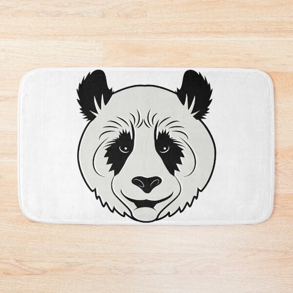 Item preview, panda bear face designed and sold by binti163.