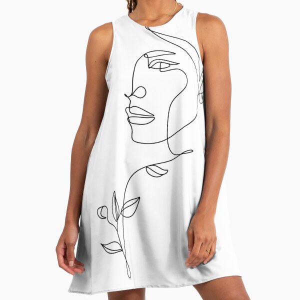 a line dress redbubble Long A-line Spaghetti Strap White Wedding Dress with Appliques –  FancyVestido main image 0