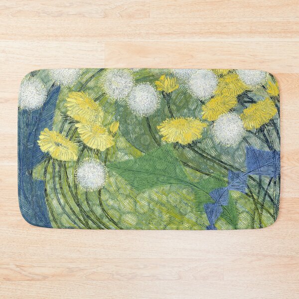 Item preview, Windy yellow flowers designed and sold by lamoonart.