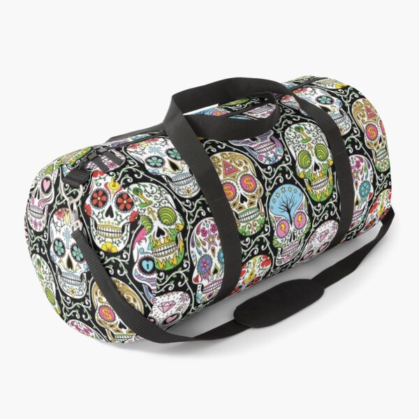 Mexican Skull Pattern Duffle Bag