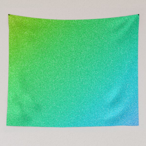 Item preview, Blue and Green Glitter Ombre Design designed and sold by chrismanubag.