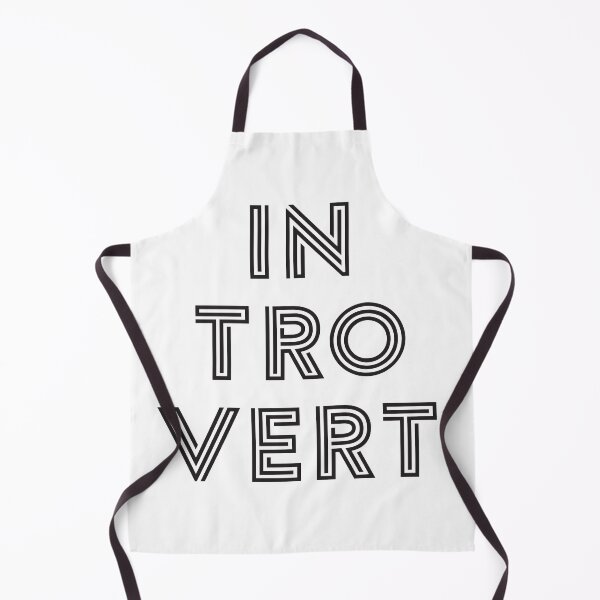 Item preview, Introvert - Black Print designed and sold by teeworthy.