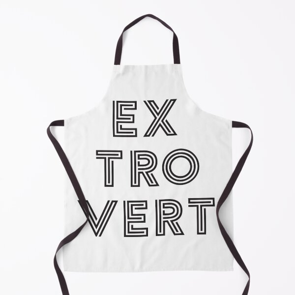 Item preview, Extrovert - Black Print designed and sold by teeworthy.
