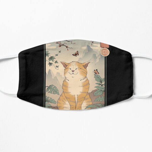 Edo Cat Flat Mask