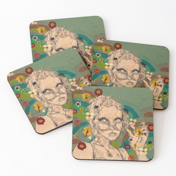 Item preview, Chloe Moriondo Flower Art GREEN designed and sold by gohan-bubbles.