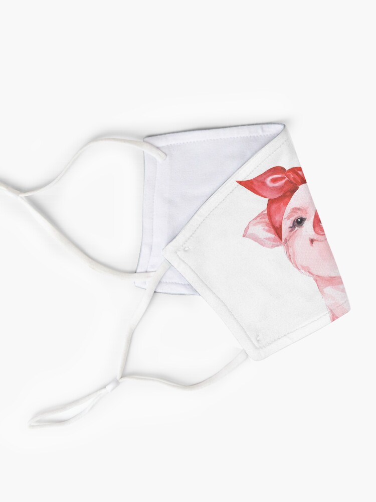 Alternate view of Piggy in red Mask